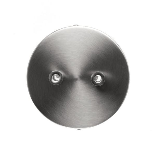 2-Port Ceiling Canopy Raw Metal