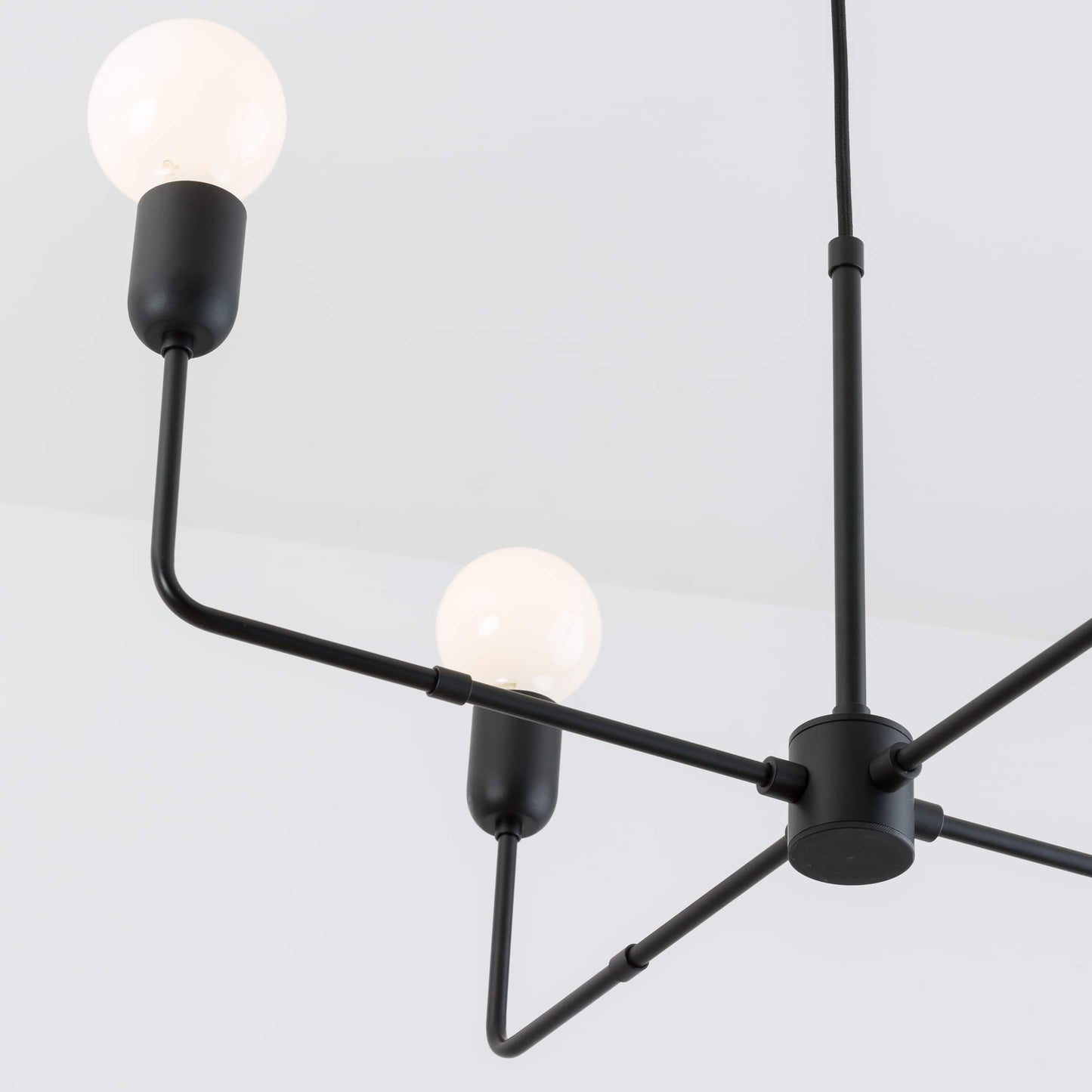 Customize: 4-Arm Bend Plug-In Chandelier