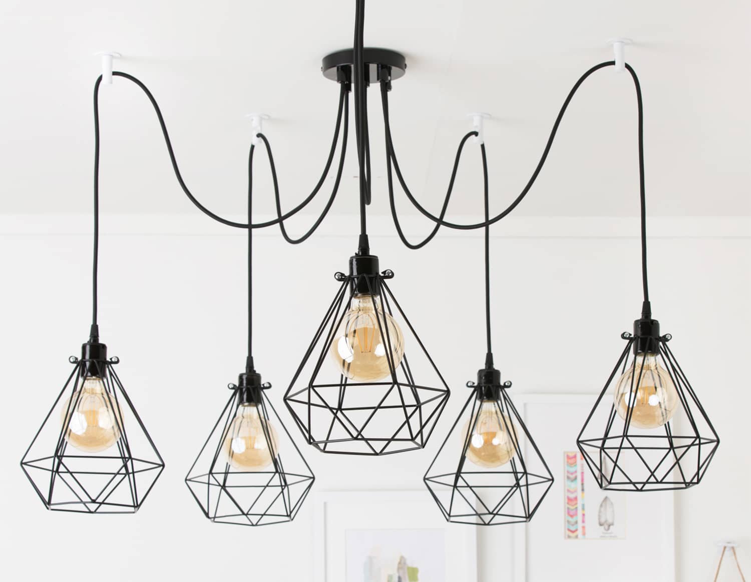 Customize: Shade Ready Pendant Chandelier