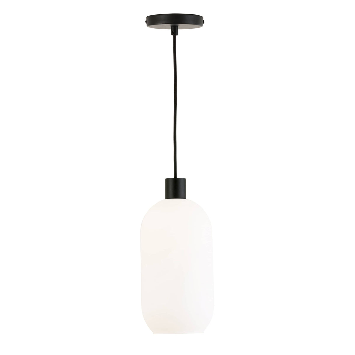 Glass Pill AiO Pendant - Chroma Studio Black / Matte White