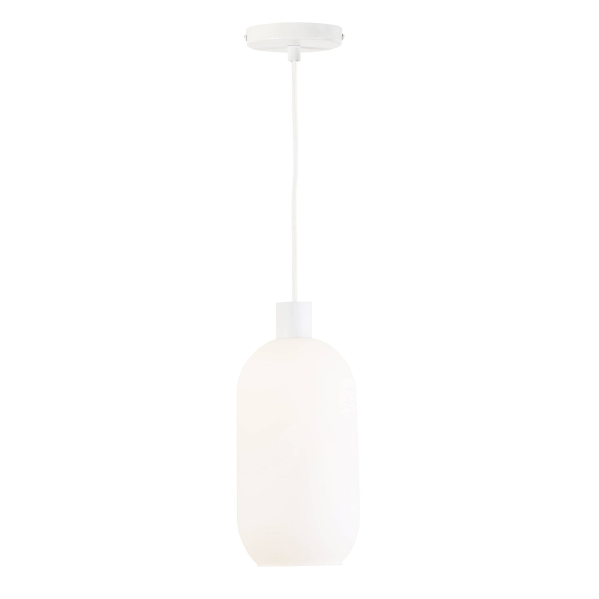 Glass Pill AiO Pendant - Chroma Studio White / Matte White