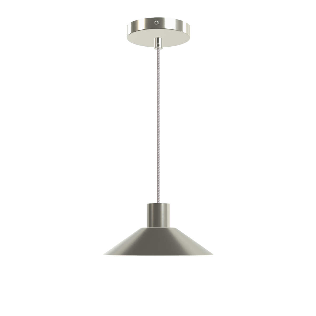 Slope AiO Pendant - Chroma Studio Nickel / Mini Slope