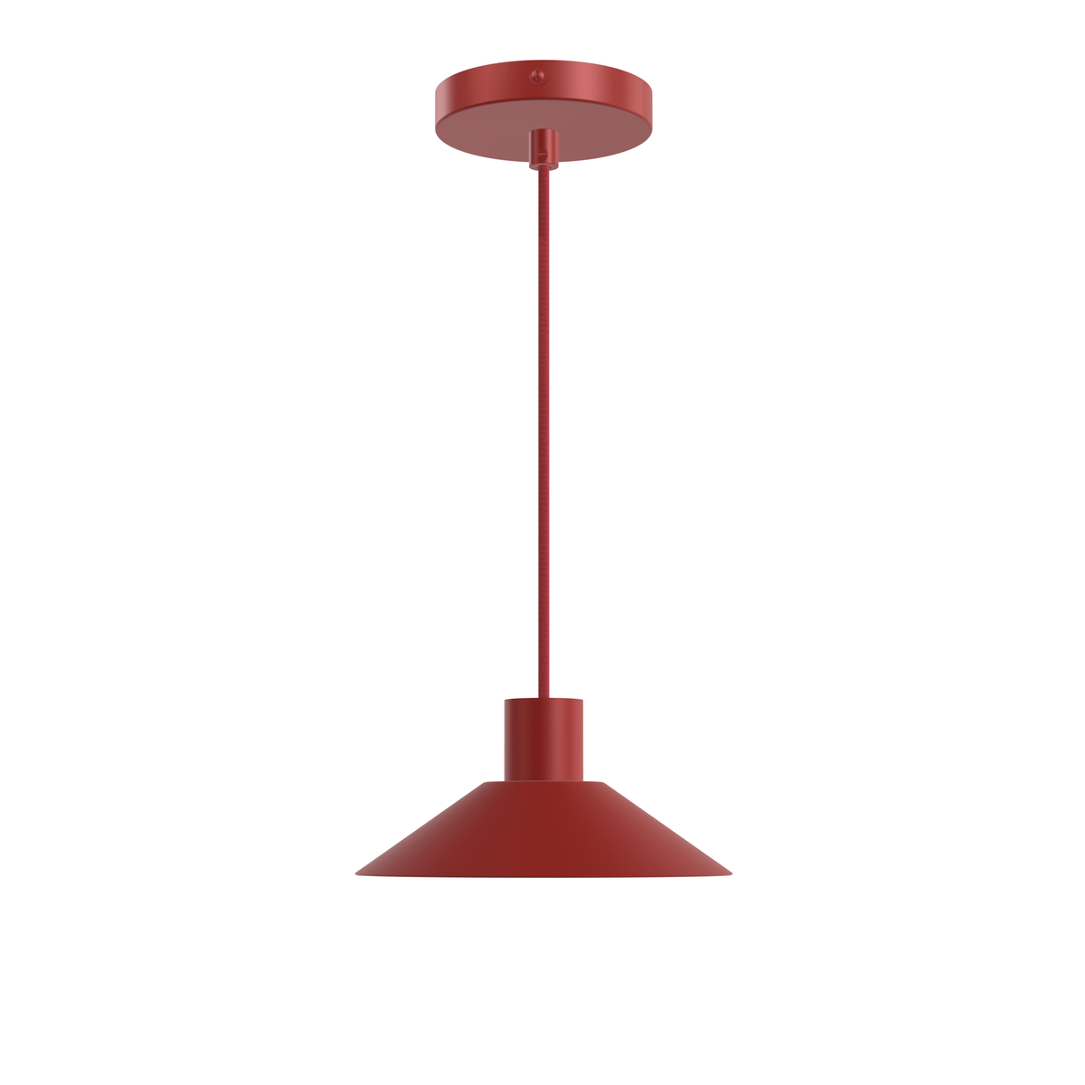 Slope AiO Pendant - Chroma Studio Cardinal Red / Mini Slope