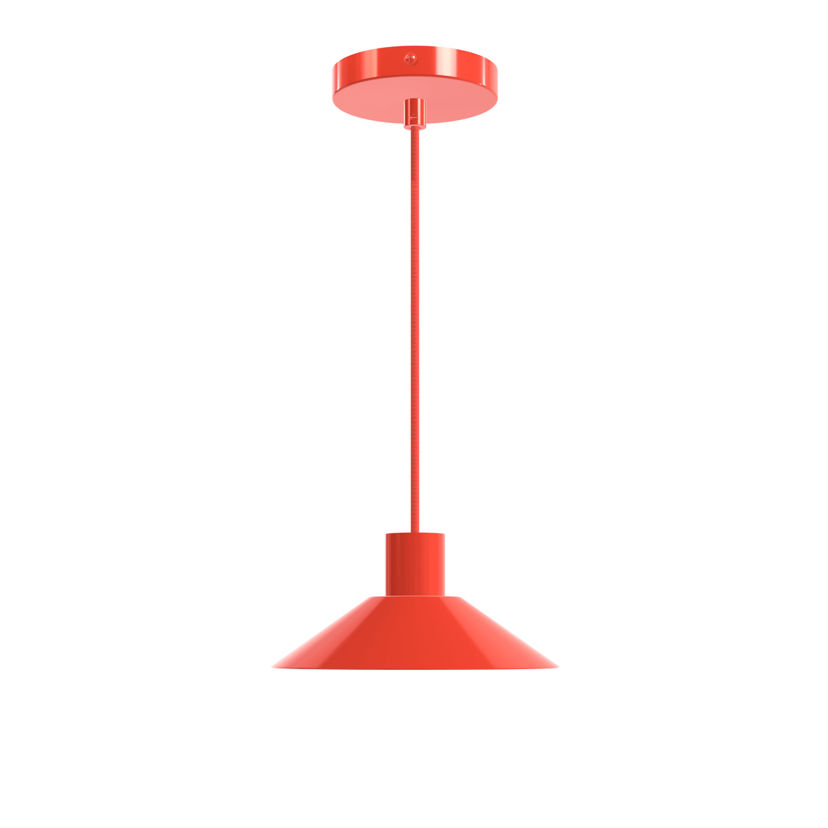 Slope AiO Pendant - Chroma Studio Neon Coral / Mini Slope