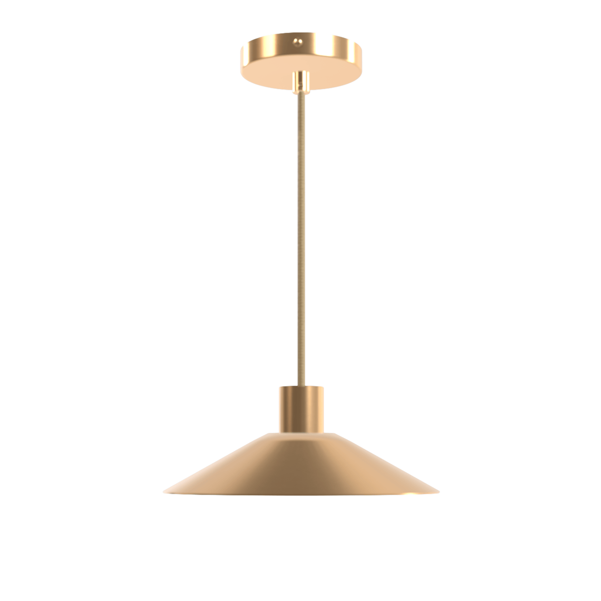 Slope AiO Pendant - Chroma Studio Satin Brass / Slope