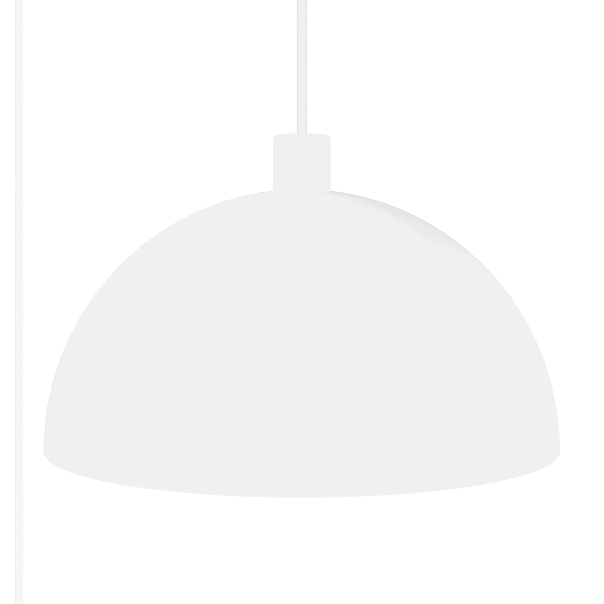 Horizon Dome AiO Plug-In Pendant - Chroma Studio | 7" or 16" Shade White / 16 Inch