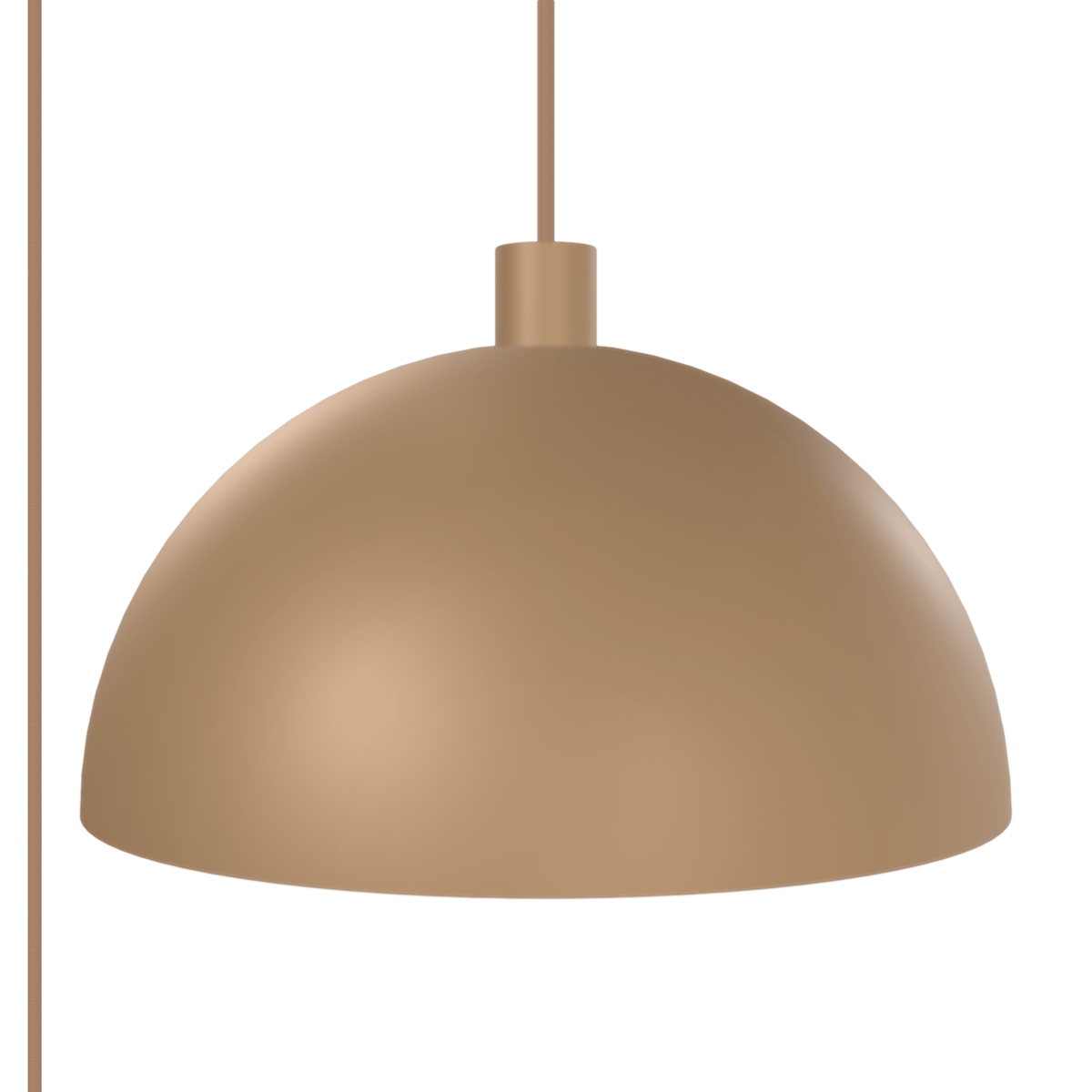 Horizon Dome AiO Plug-In Pendant - Chroma Studio | 7" or 16" Shade Latte / 16 Inch