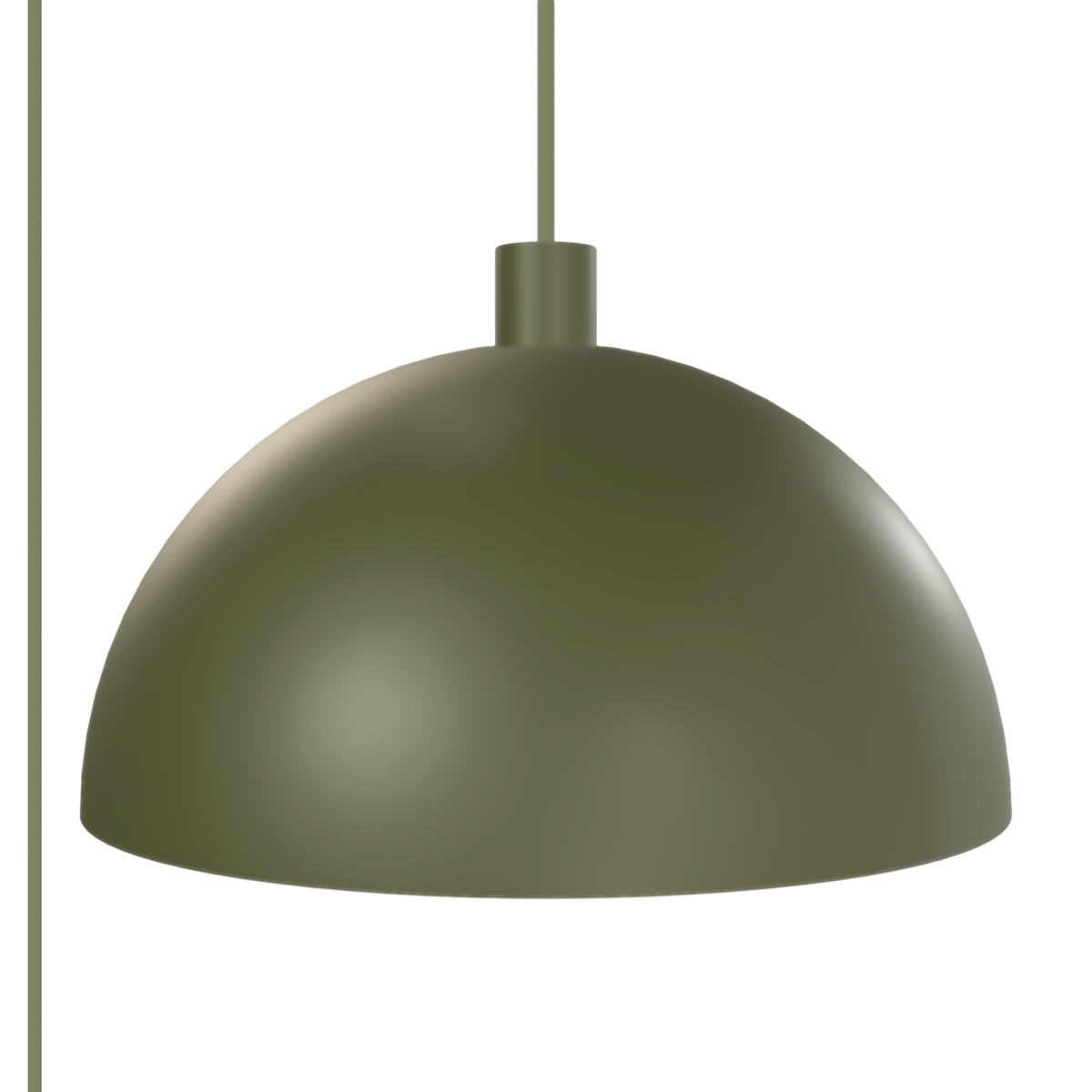 Horizon Dome AiO Plug-In Pendant - Chroma Studio | 7" or 16" Shade Olive / 16 Inch