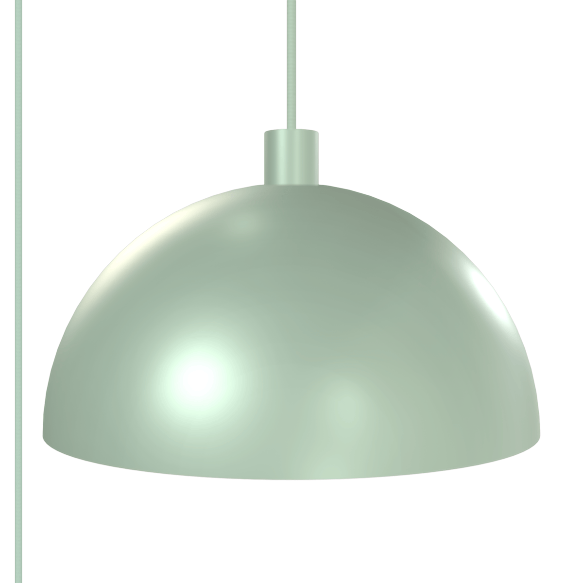 Horizon Dome AiO Plug-In Pendant - Chroma Studio | 7" or 16" Shade Eucalyptus / 16 Inch
