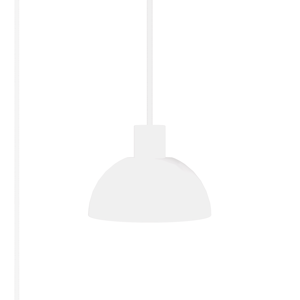 Horizon Dome AiO Plug-In Pendant - Chroma Studio | 7" or 16" Shade White / 7 Inch
