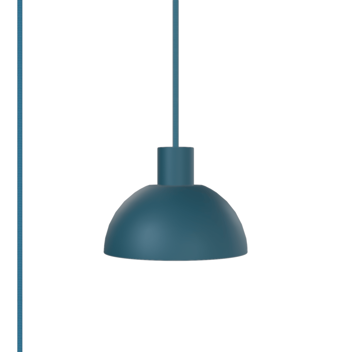 Horizon Dome AiO Plug-In Pendant - Chroma Studio | 7" or 16" Shade Aegean / 7 Inch