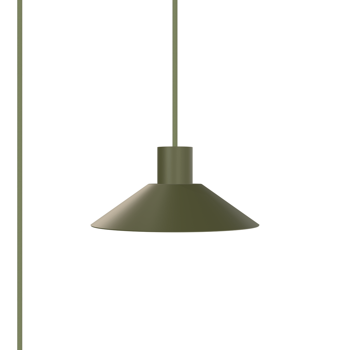 Slope AiO Plug-In Pendant - Chroma Studio Olive / Mini Slope