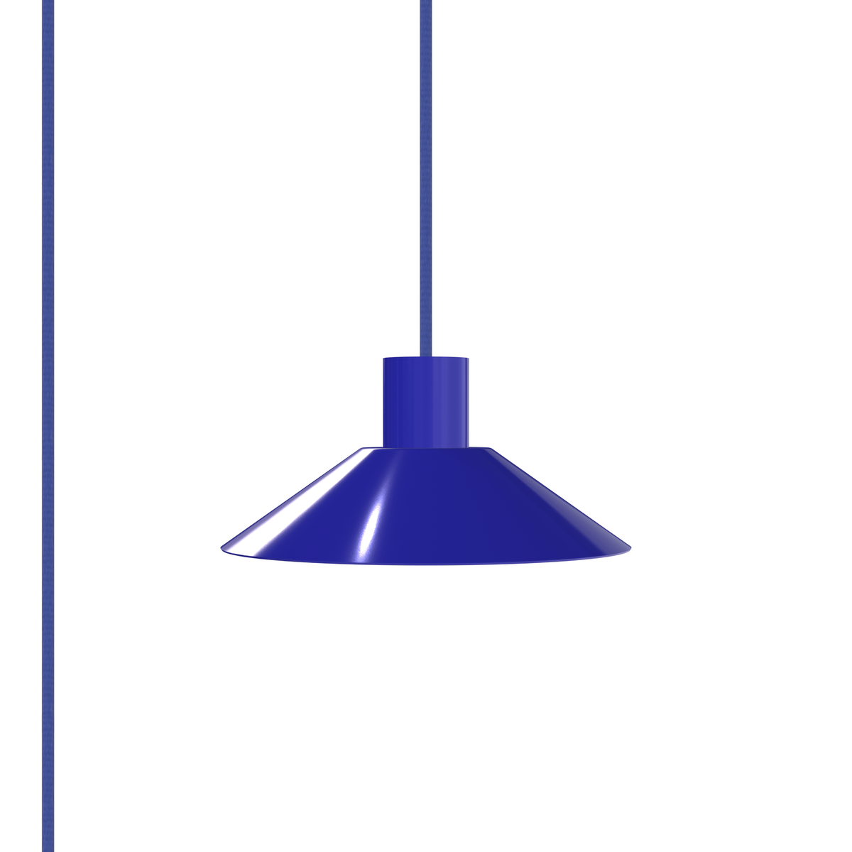 Slope AiO Plug-In Pendant - Chroma Studio Ultramarine / Mini Slope