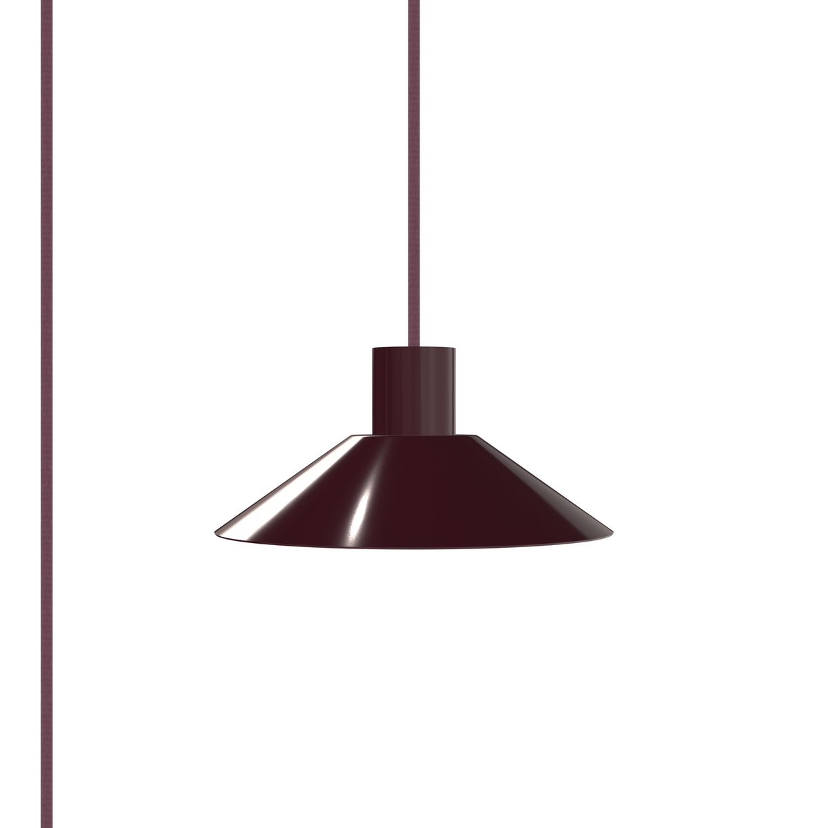 Slope AiO Plug-In Pendant - Chroma Studio Oxblood / Mini Slope