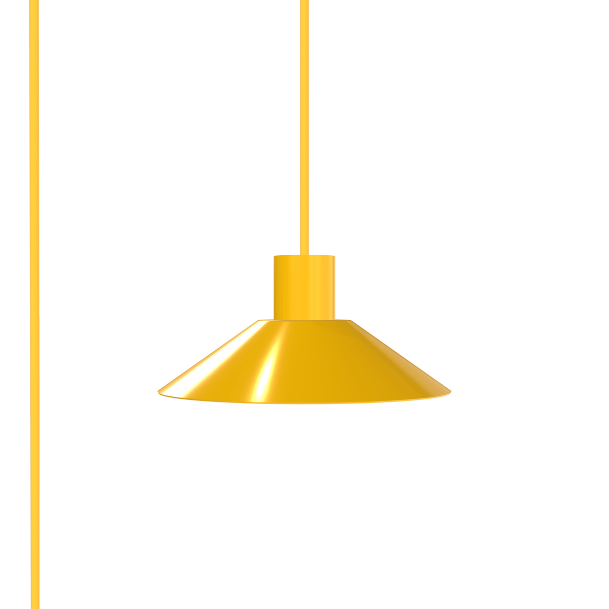 Slope AiO Plug-In Pendant - Chroma Studio Sunshine Yellow / Mini Slope