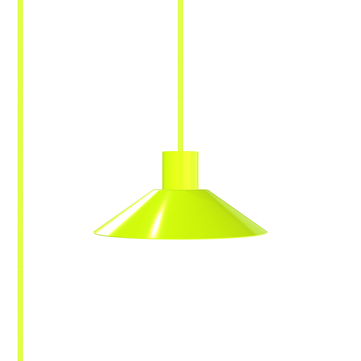 Slope AiO Plug-In Pendant - Chroma Studio Neon Yellow / Mini Slope