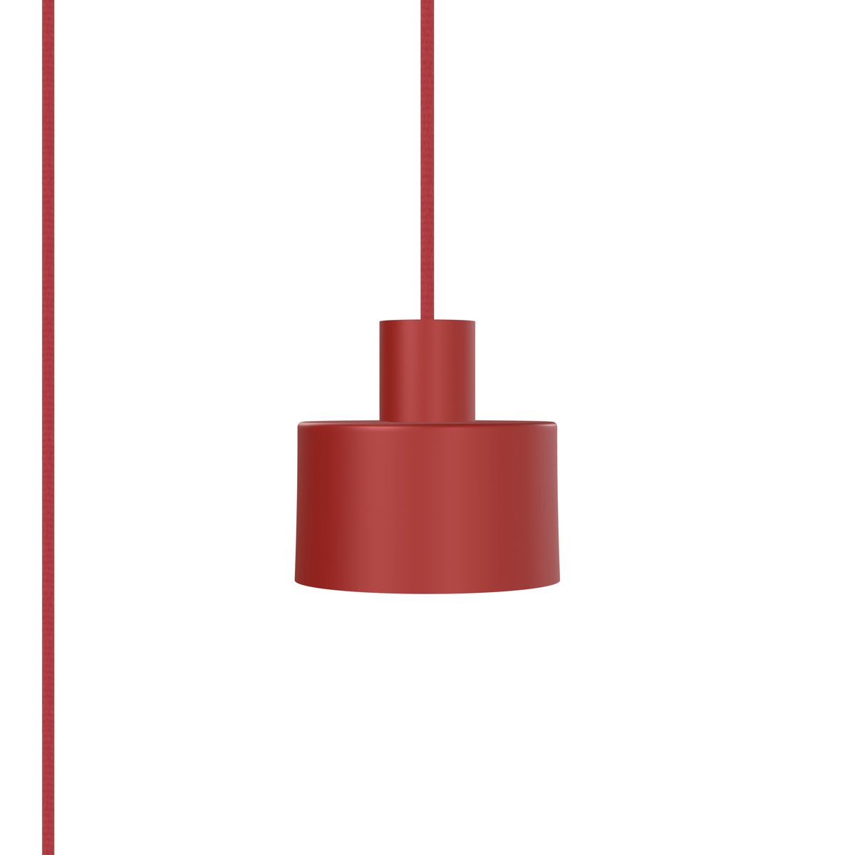 Puck AiO Plug-In Pendant - Chroma Studio Cardinal Red