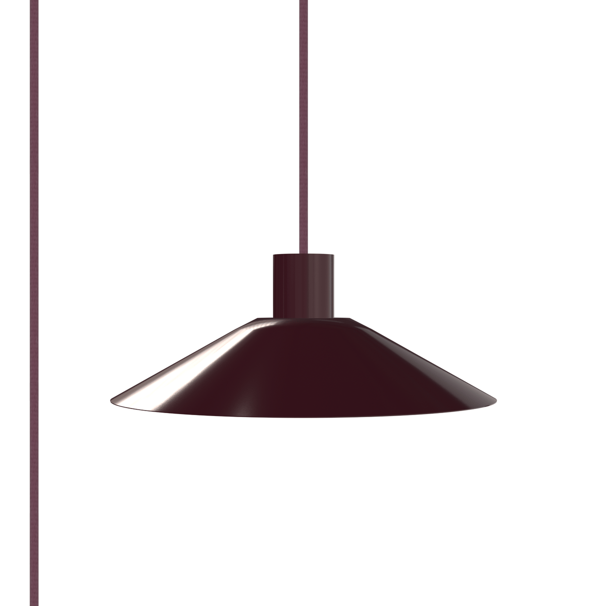 Slope AiO Plug-In Pendant - Chroma Studio | Oxblood