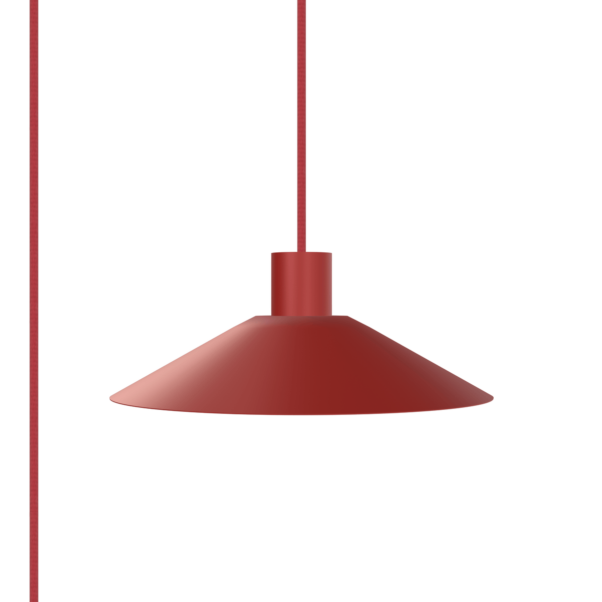 Slope AiO Plug-In Pendant - Chroma Studio | Cardinal Red