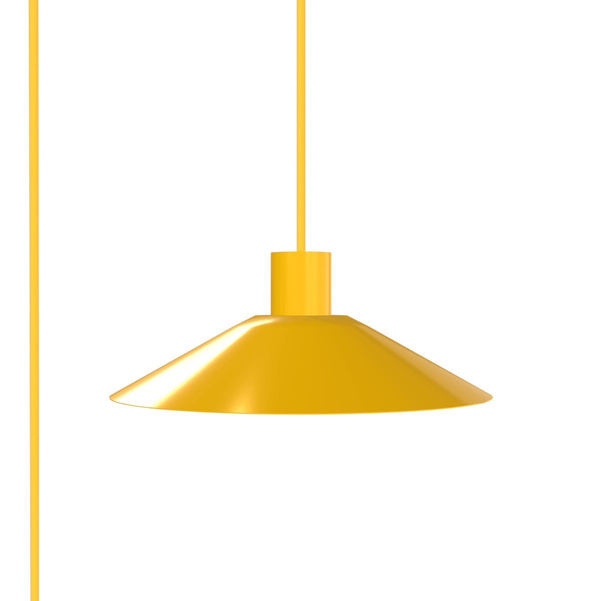 Slope AiO Plug-In Pendant - Chroma Studio | Sunshine Yellow