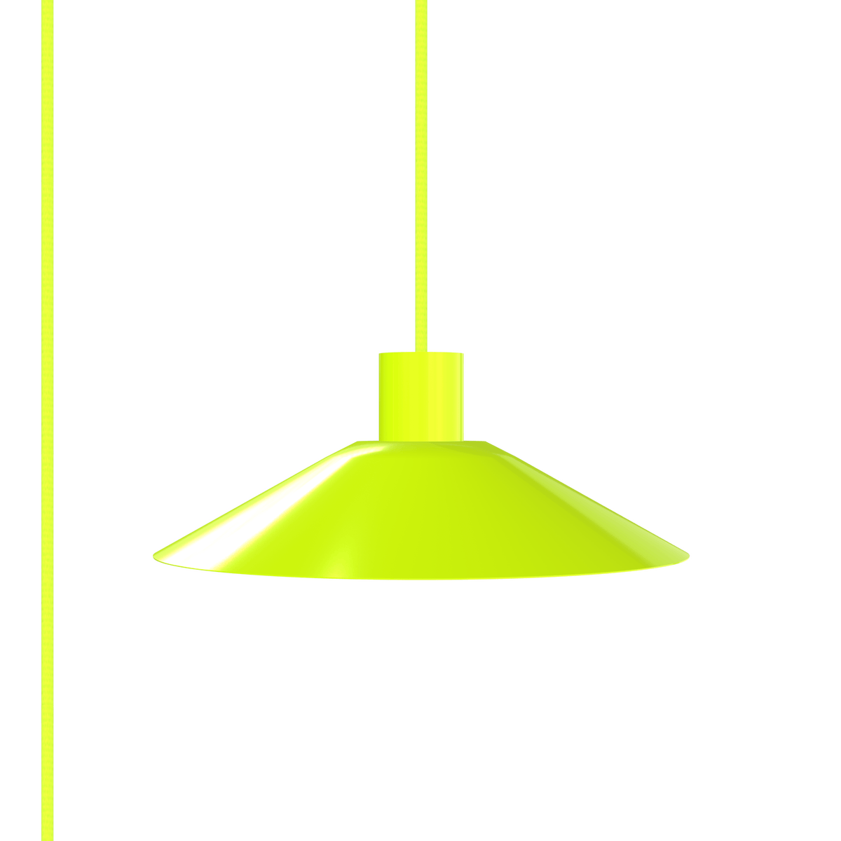 Slope AiO Plug-In Pendant - Chroma Studio | Neon Yellow