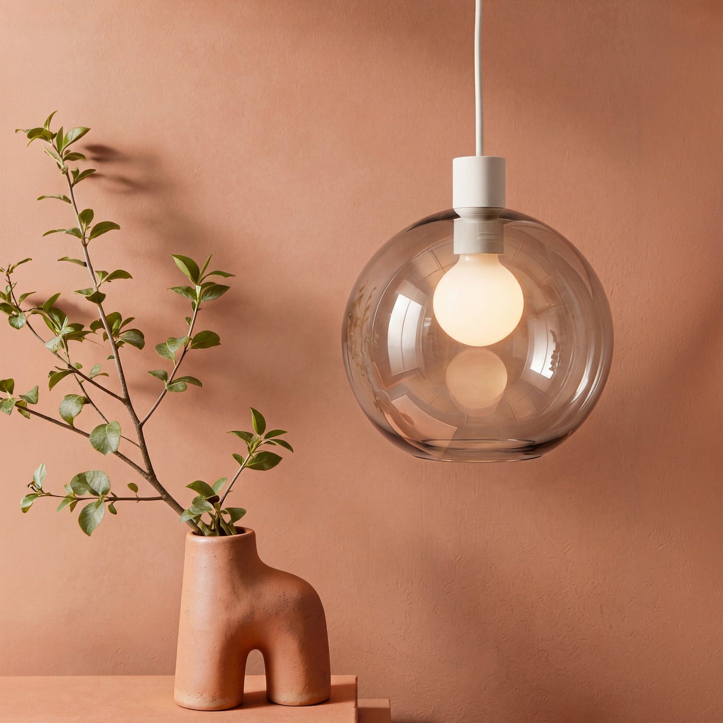 Boutique AiO Glass Globe Pendant | 6", 8", 10", 12"