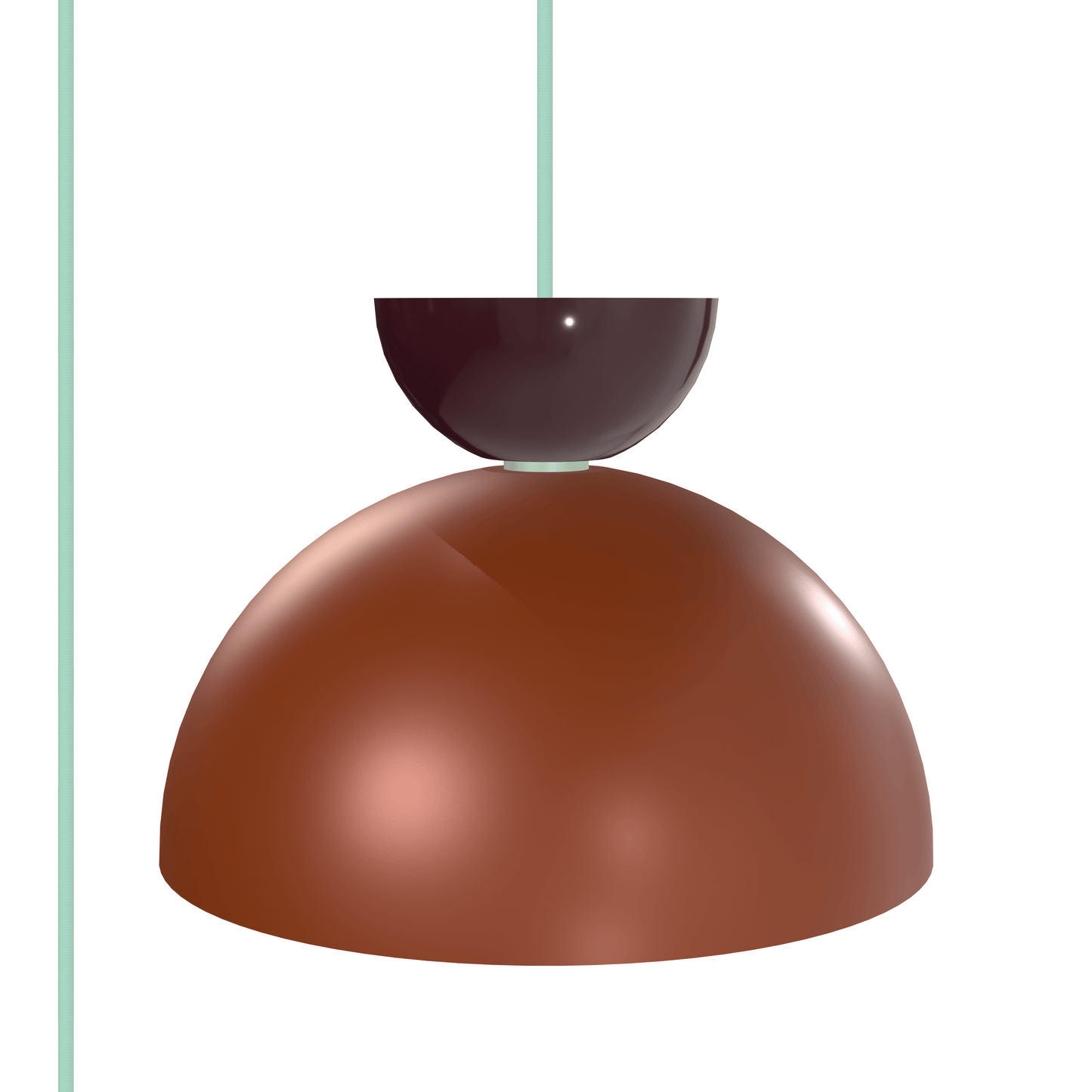 Horizon Dome Strata AiO Plug-In Pendant - Chroma Color Block