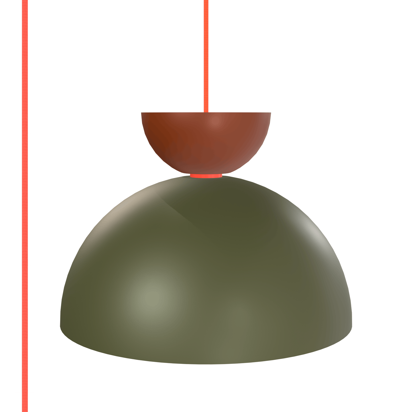 Horizon Dome Strata AiO Plug-In Pendant - Chroma Color Block