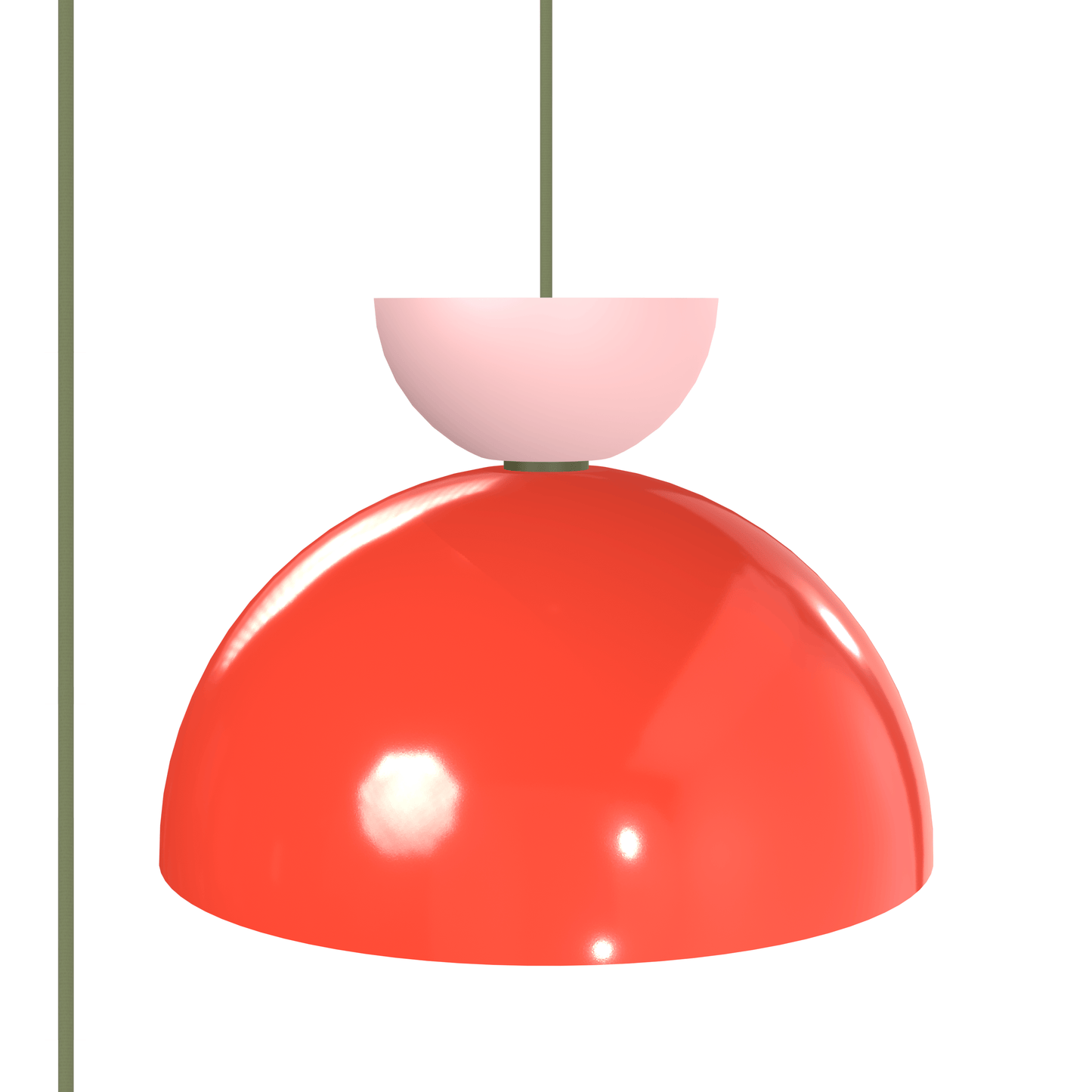 Horizon Dome Strata AiO Plug-In Pendant - Chroma Color Block