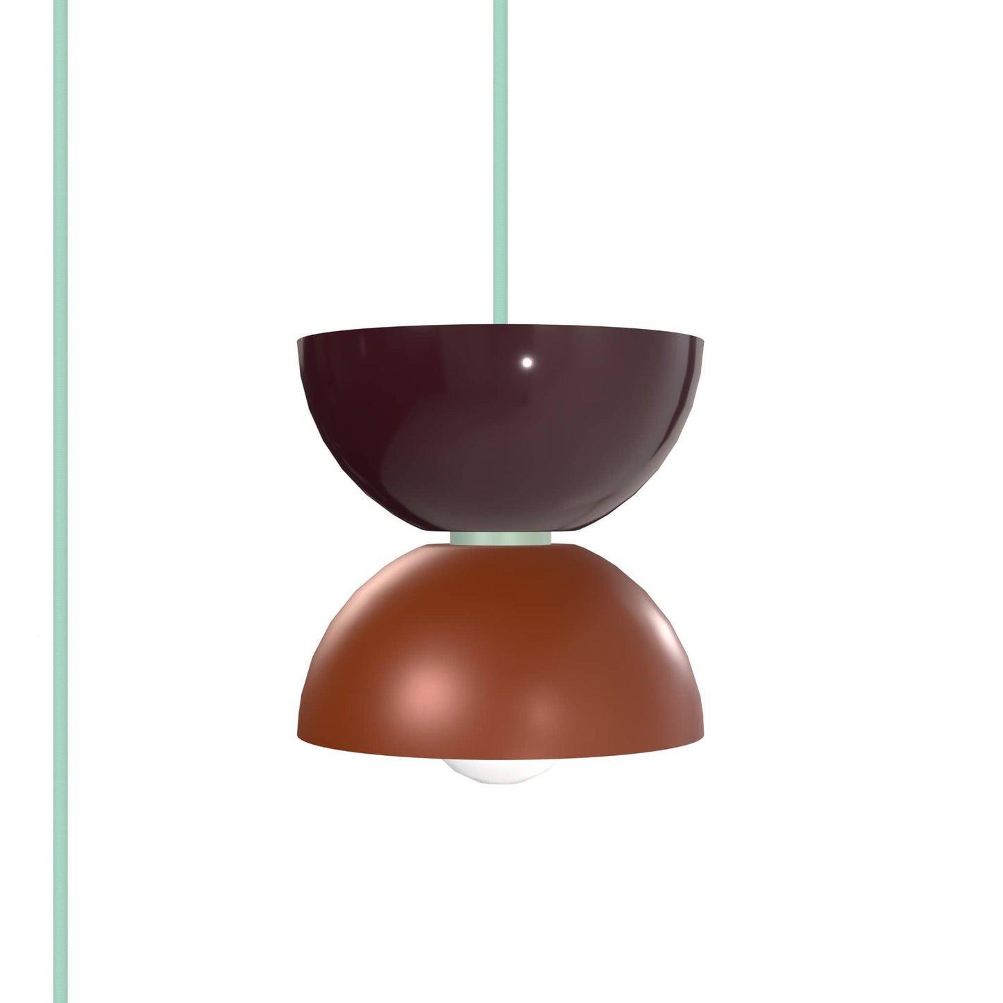 Horizon 7" Dome Duo AiO Plug-In Pendant - Chroma Color Block