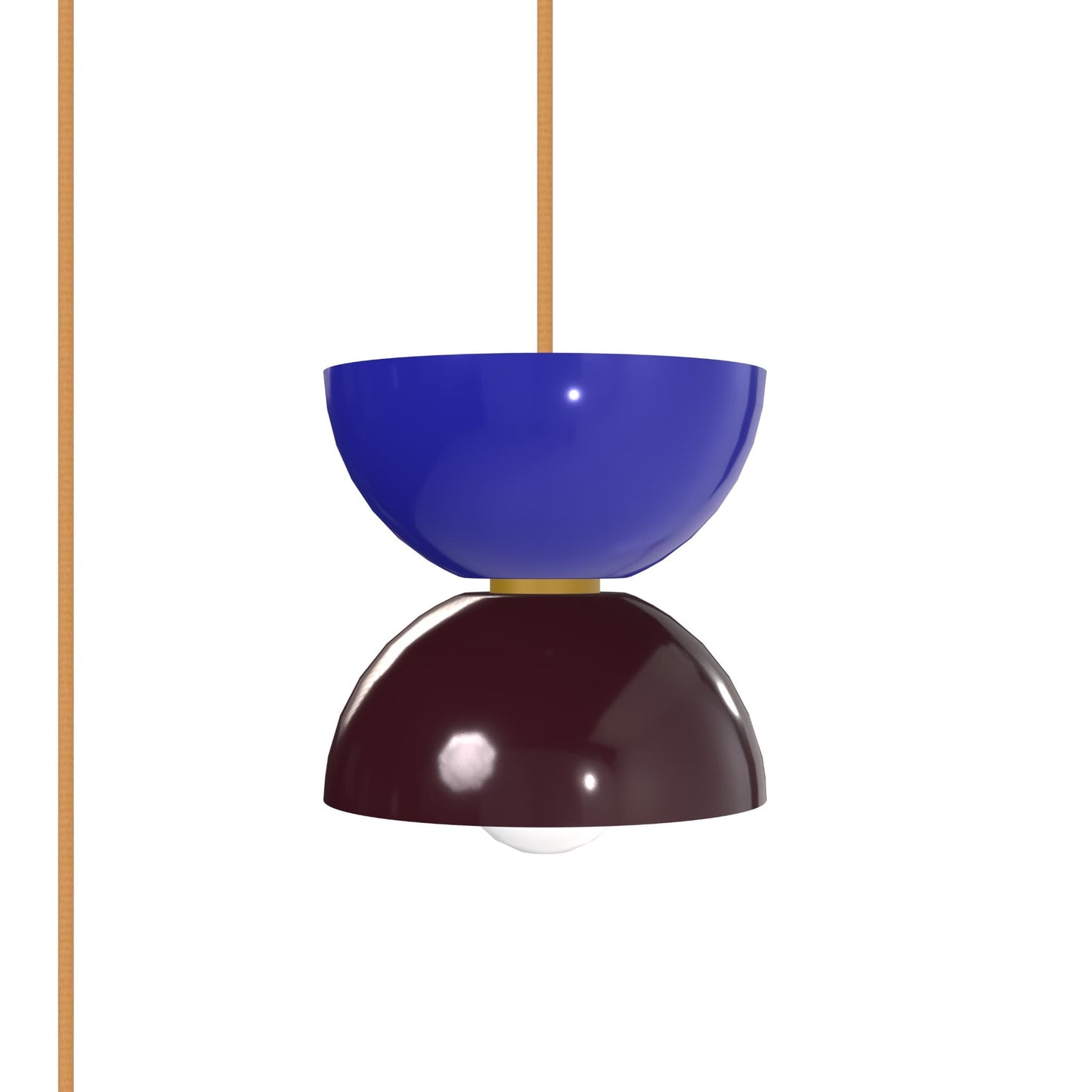 Horizon 7" Dome Duo AiO Plug-In Pendant - Chroma Color Block