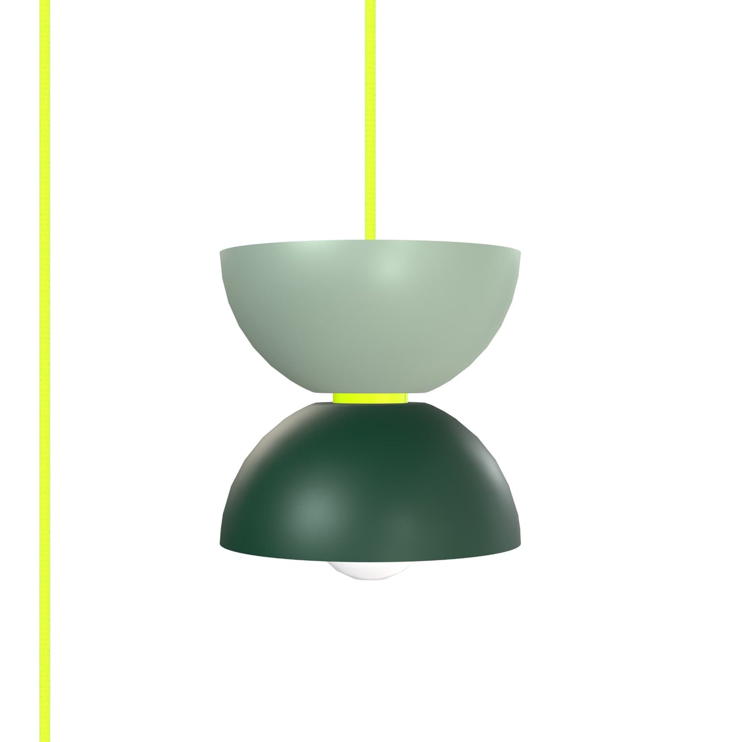 Horizon 7" Dome Duo AiO Plug-In Pendant - Chroma Color Block
