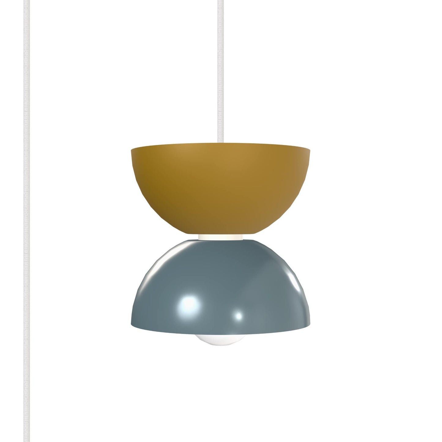Horizon 7" Dome Duo AiO Plug-In Pendant - Chroma Color Block