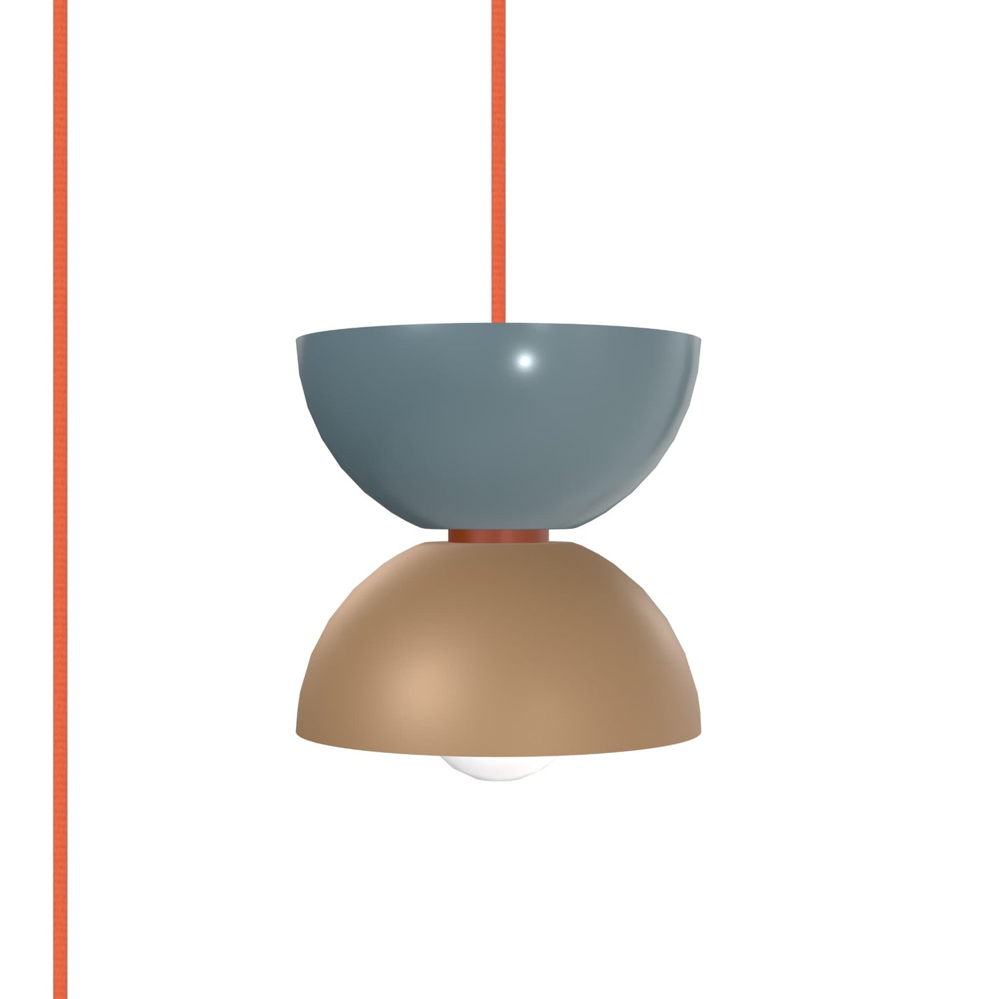 Horizon 7" Dome Duo AiO Plug-In Pendant - Chroma Color Block