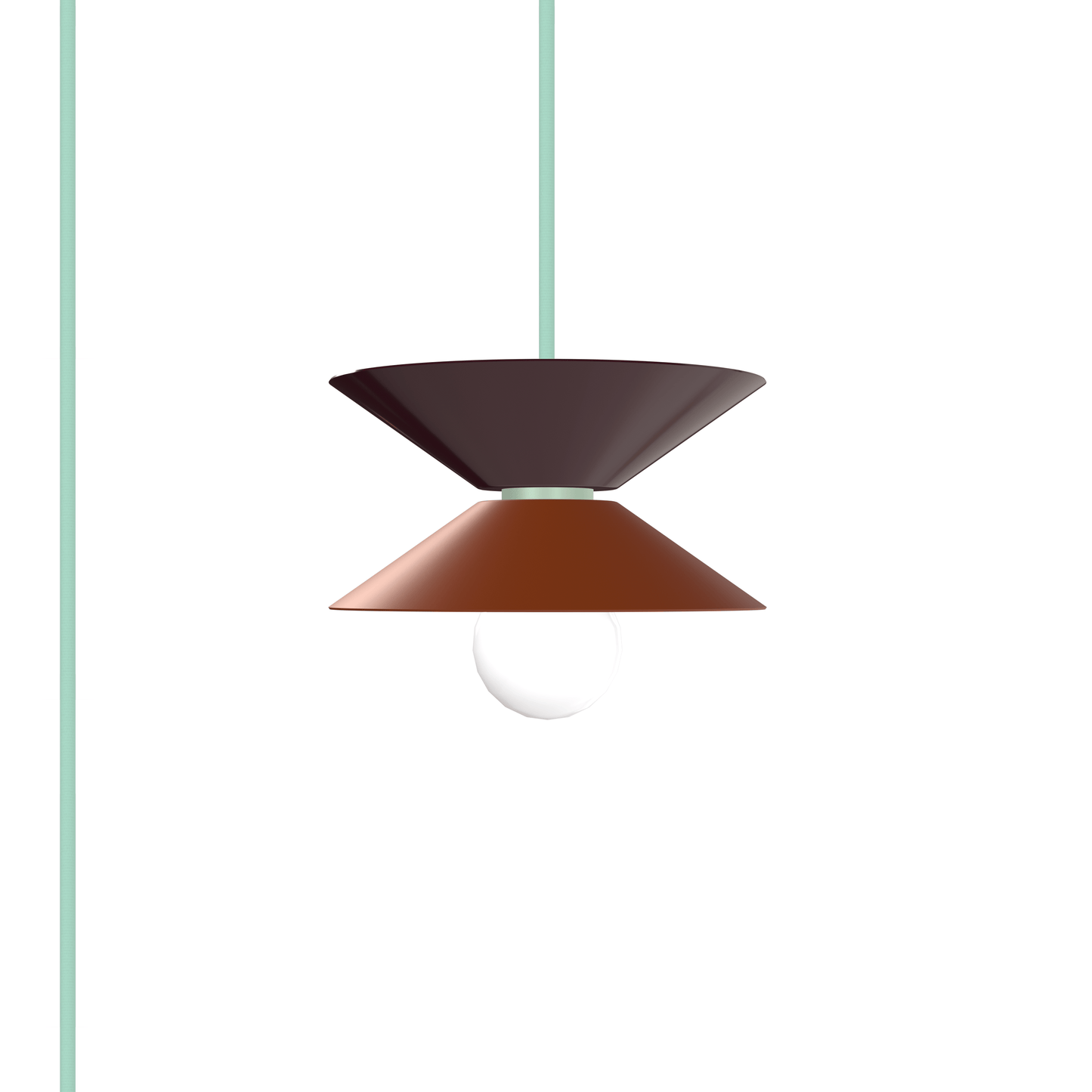 Mini Slope Duo AiO Plug-In Pendant - Chroma Color Block