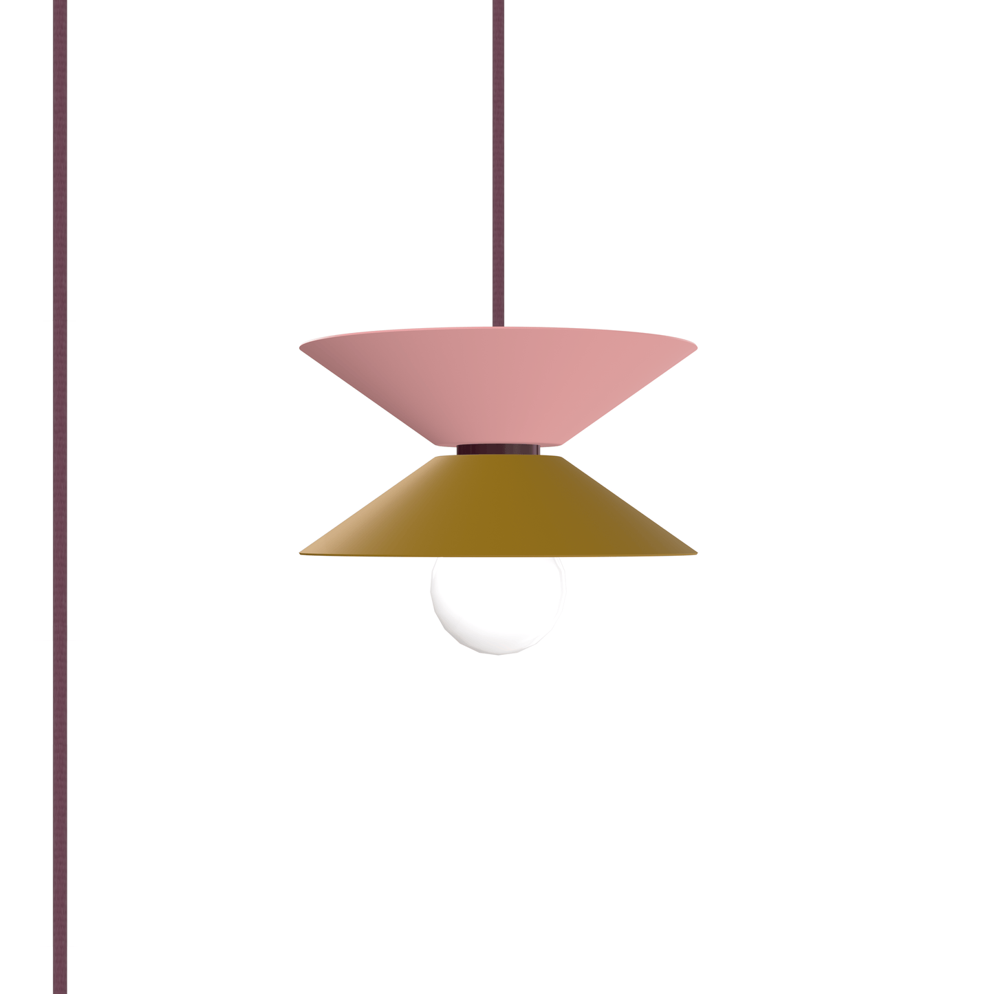 Mini Slope Duo AiO Plug-In Pendant - Chroma Color Block