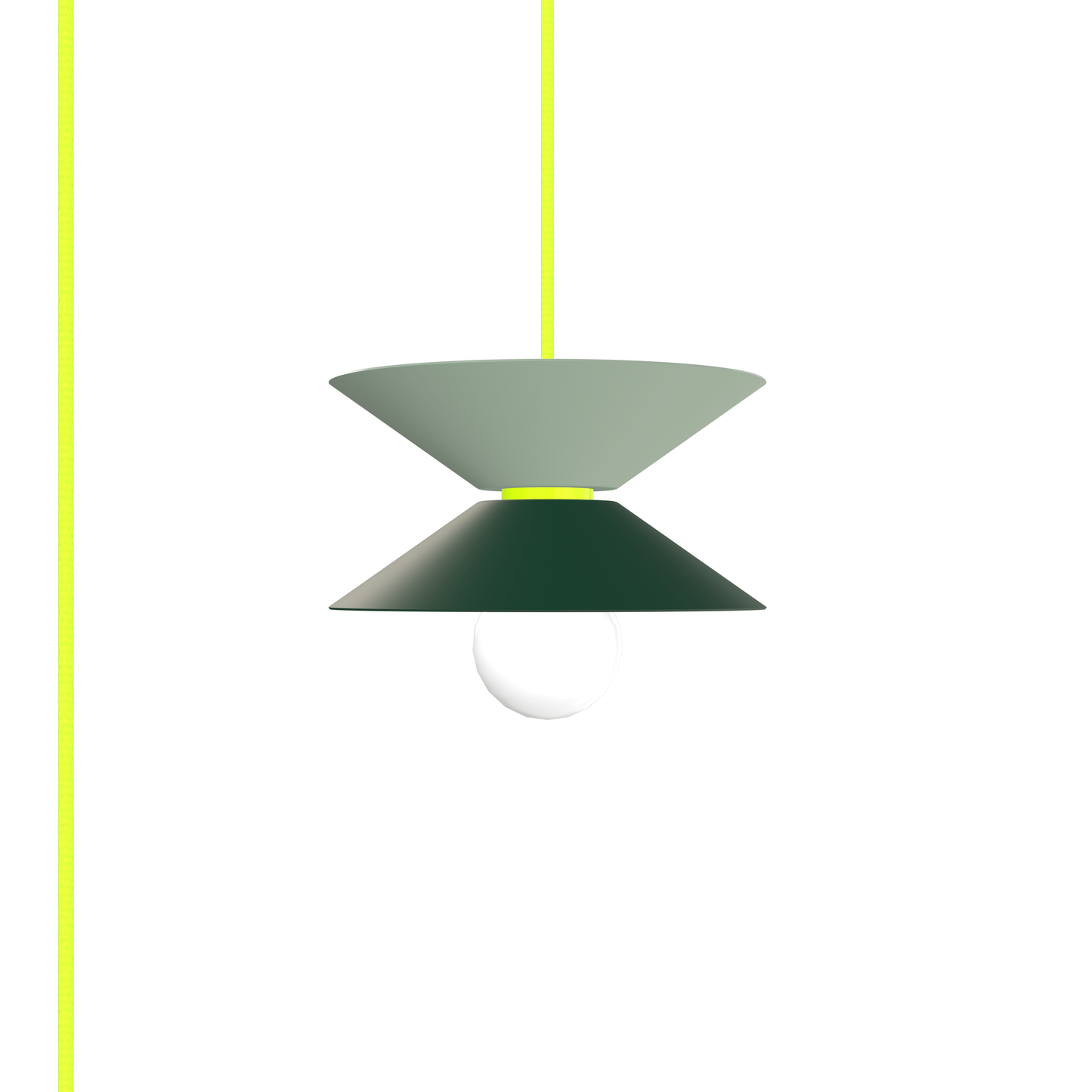 Mini Slope Duo AiO Plug-In Pendant - Chroma Color Block