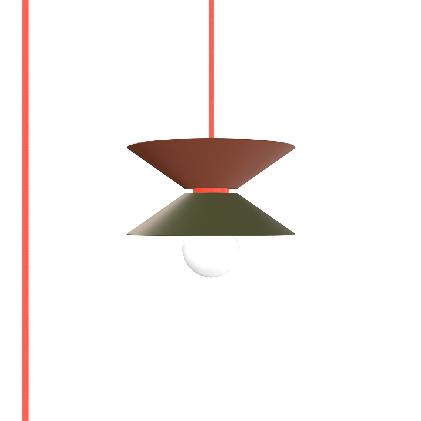 Mini Slope Duo AiO Plug-In Pendant - Chroma Color Block