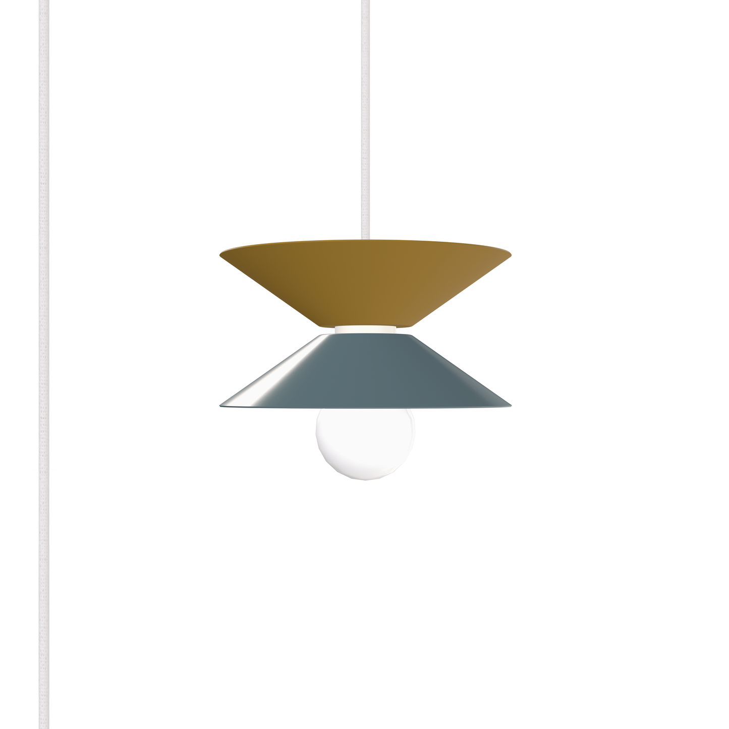 Mini Slope Duo AiO Plug-In Pendant - Chroma Color Block