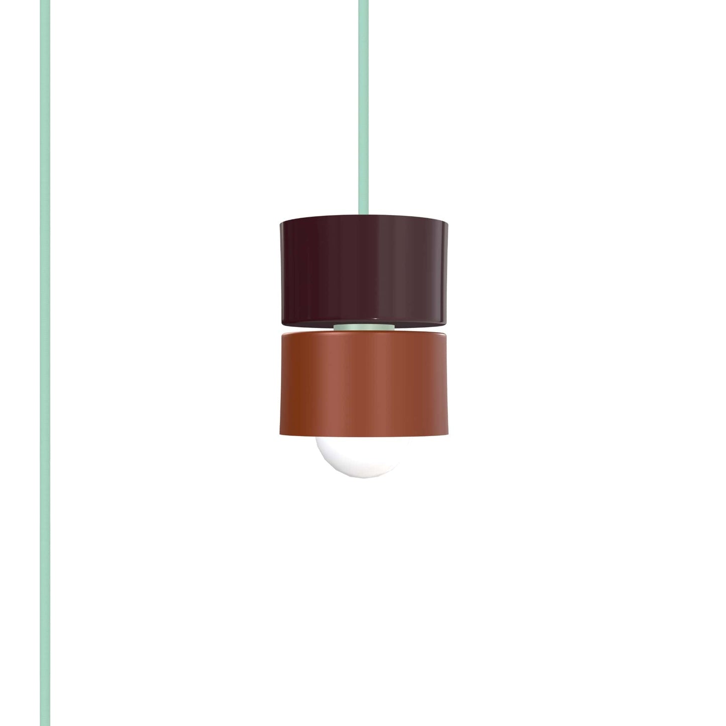 Puck Duo AiO Plug-In Pendant - Chroma Color Block