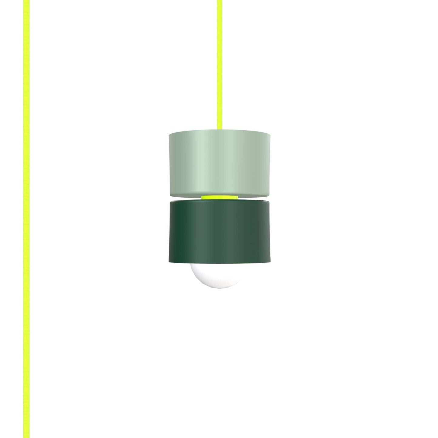 Puck Duo AiO Plug-In Pendant - Chroma Color Block