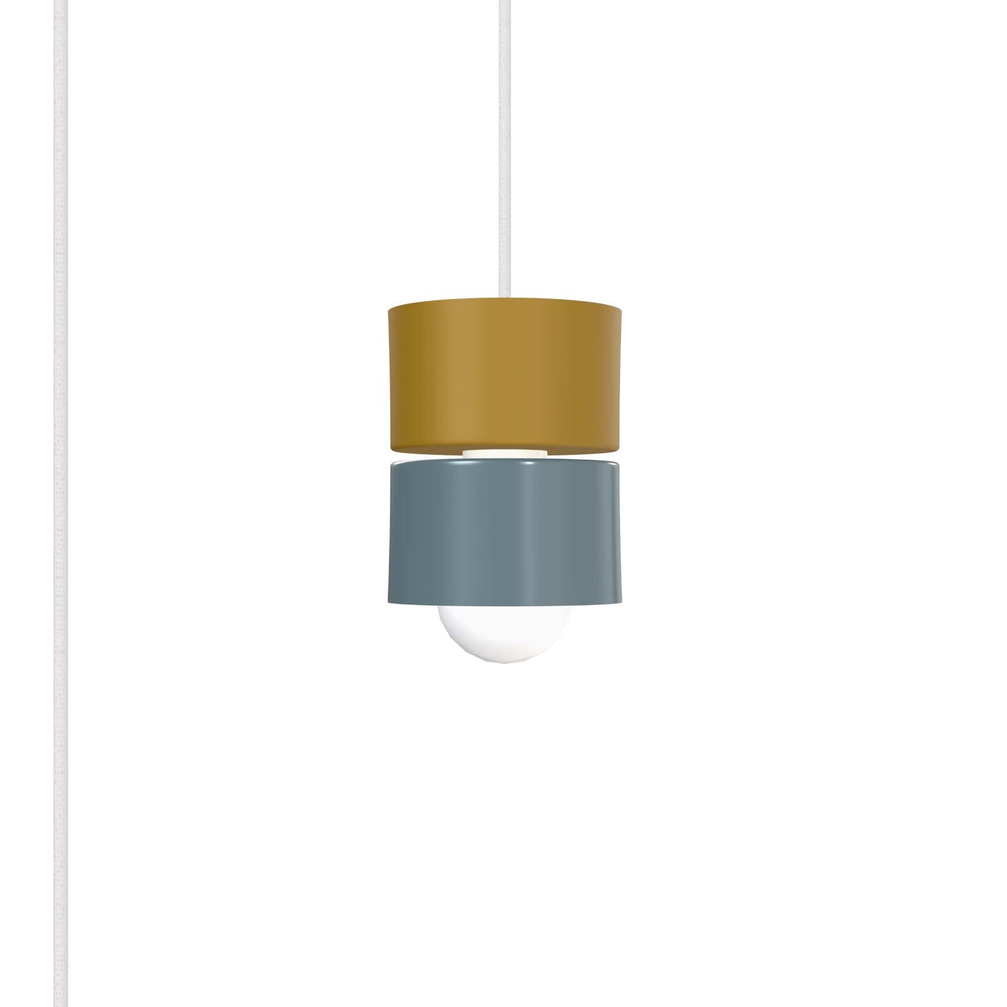 Puck Duo AiO Plug-In Pendant - Chroma Color Block