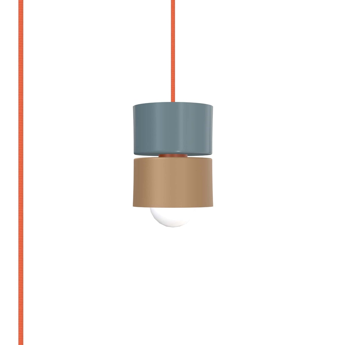 Puck Duo AiO Plug-In Pendant - Chroma Color Block