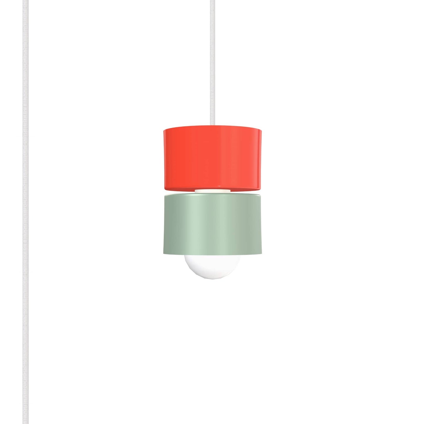 Puck Duo AiO Plug-In Pendant - Chroma Color Block