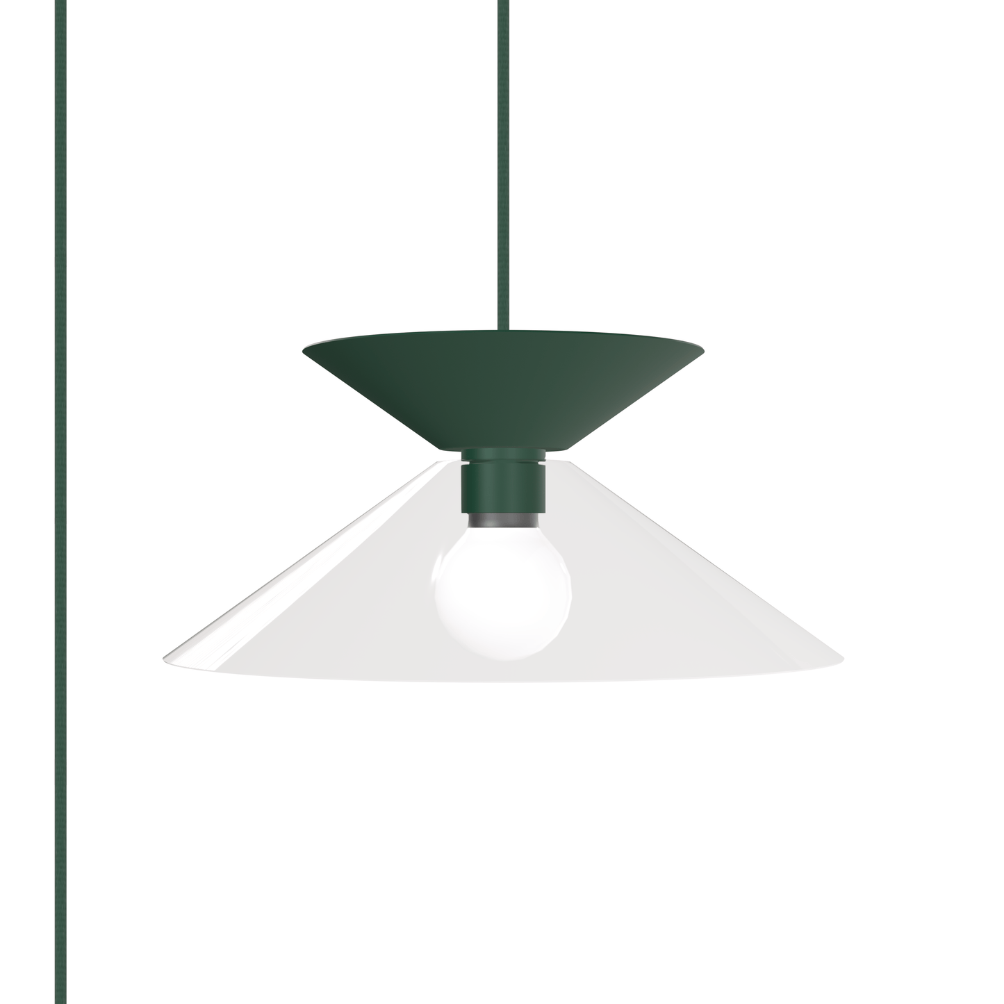 Glass Slope Strata AiO Plug-In Pendant - Chroma Studio