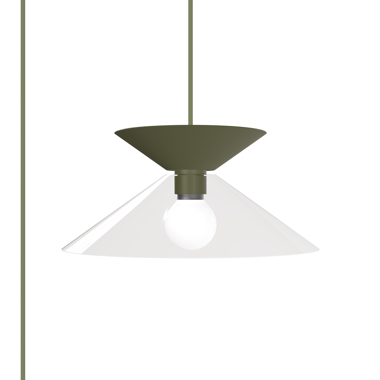 Glass Slope Strata AiO Plug-In Pendant - Chroma Studio