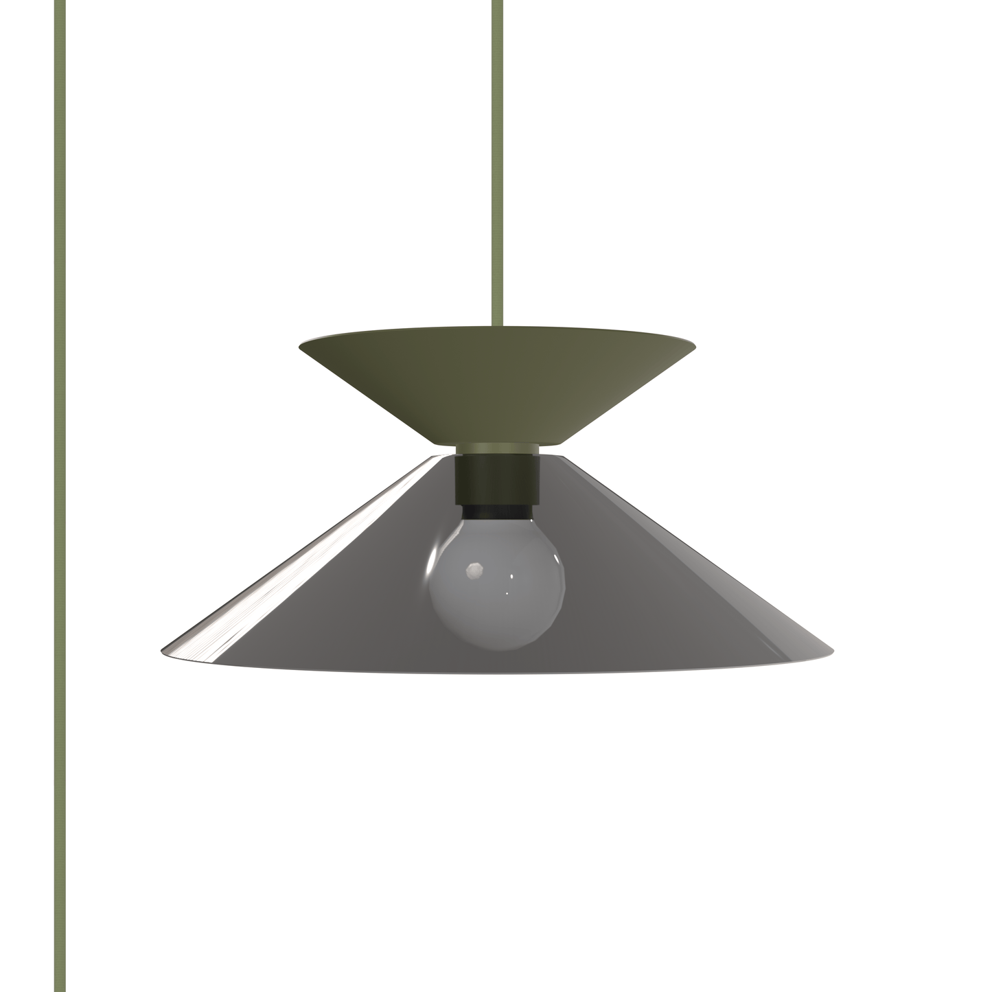 Glass Slope Strata AiO Plug-In Pendant - Chroma Studio