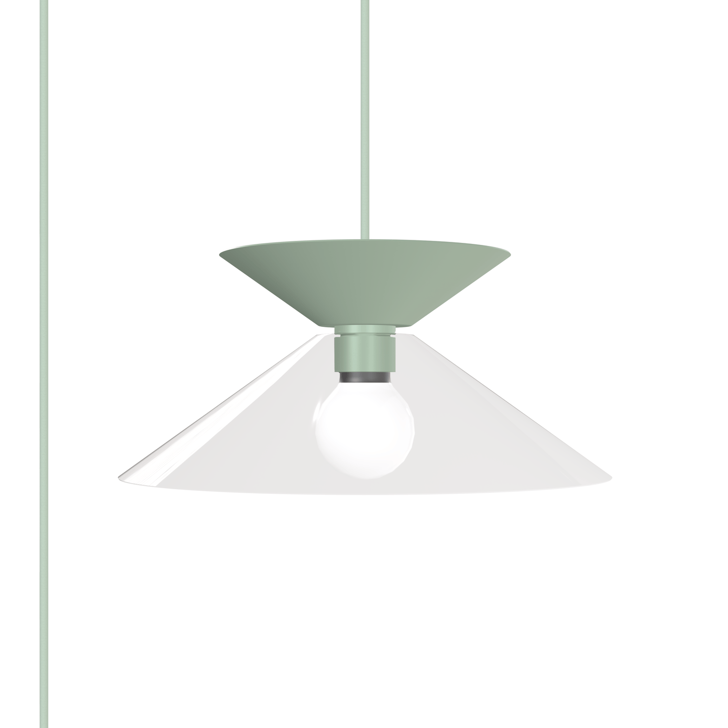 Glass Slope Strata AiO Plug-In Pendant - Chroma Studio