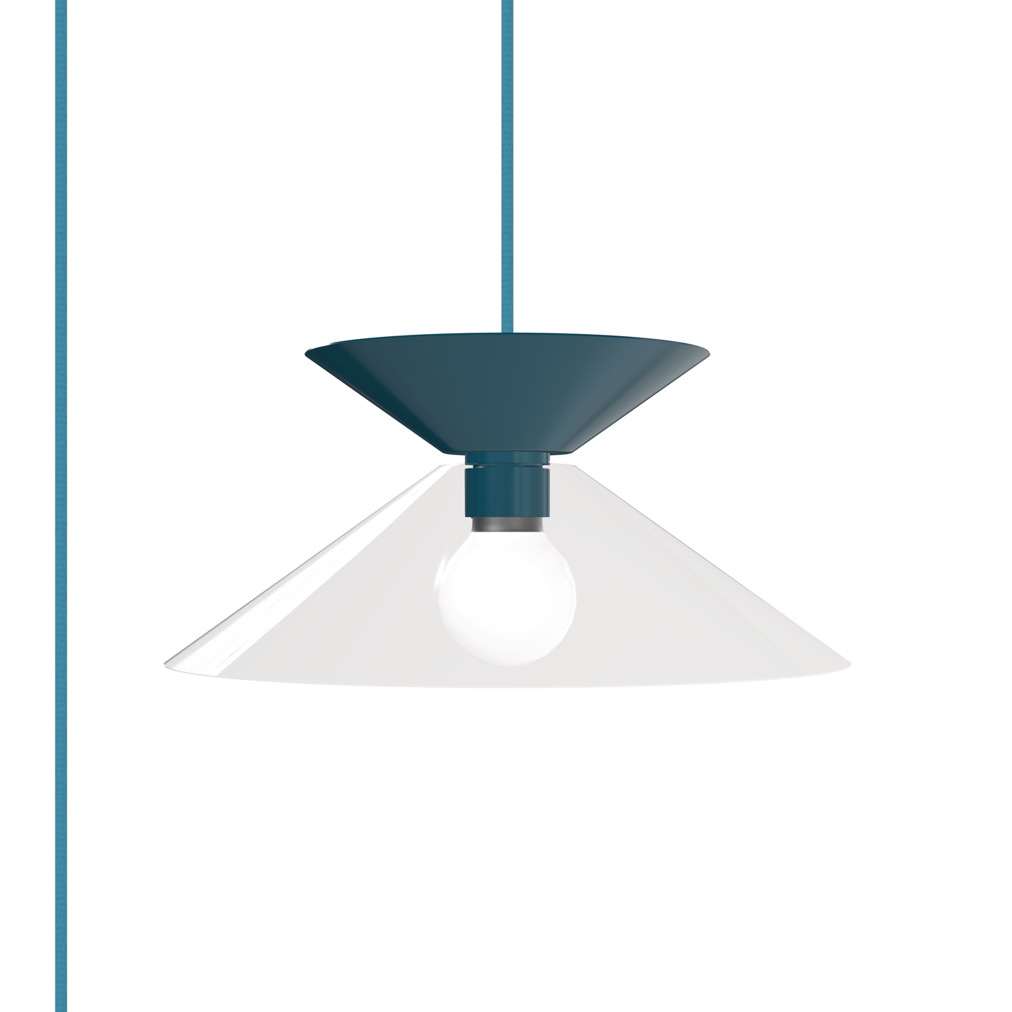 Glass Slope Strata AiO Plug-In Pendant - Chroma Studio
