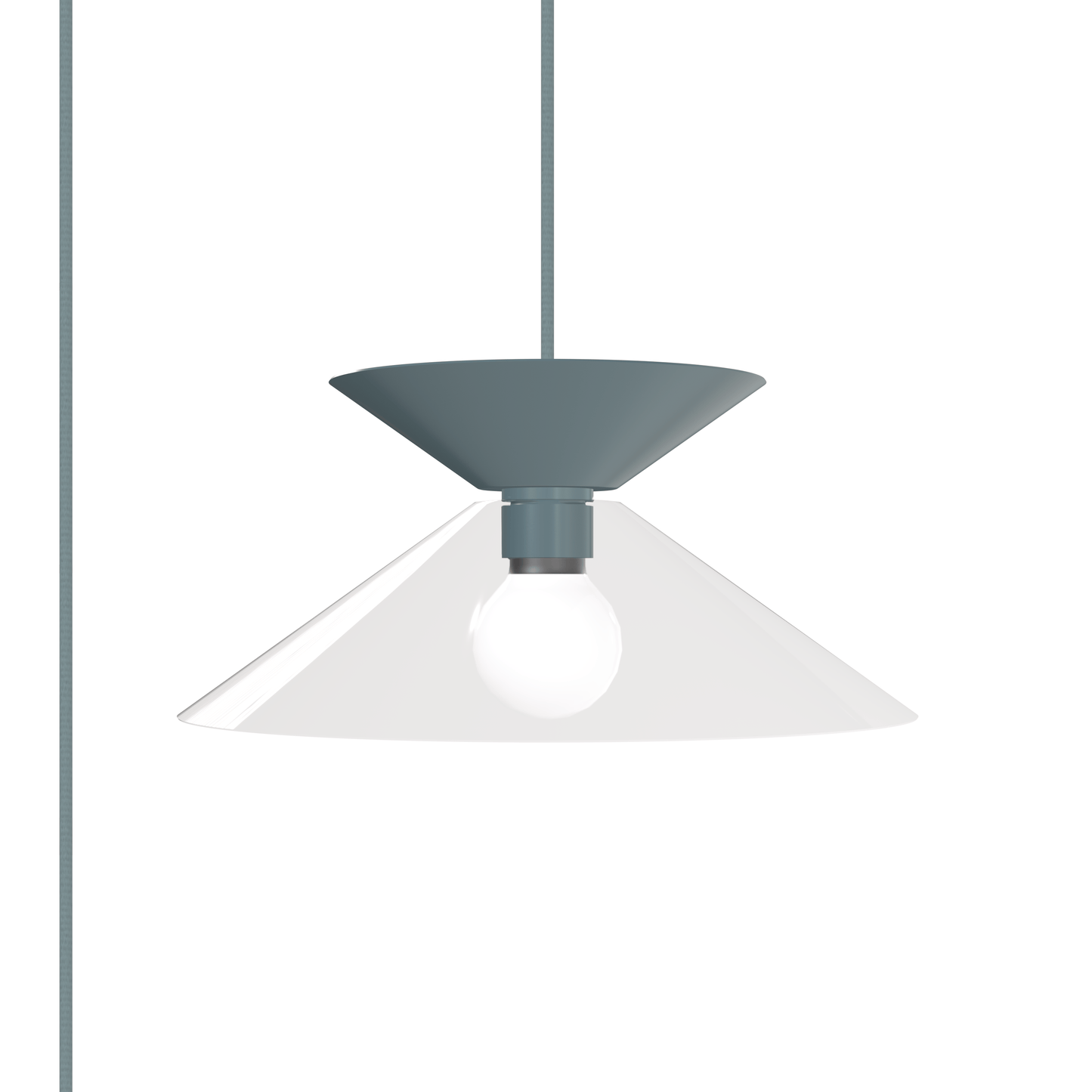 Glass Slope Strata AiO Plug-In Pendant - Chroma Studio